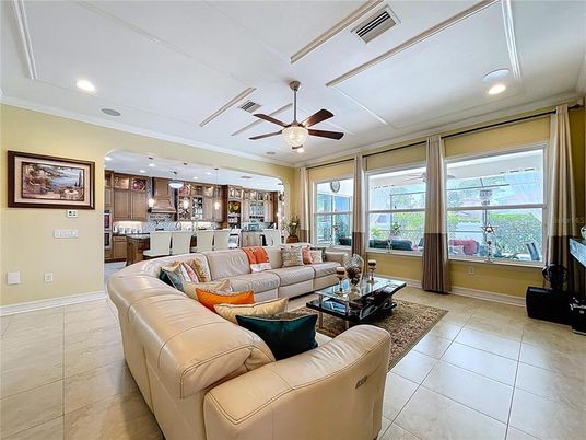 Interior, Kitchen, Living room, Pendant Lights, Recessed Lighting