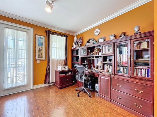 Home Office, Interior, Wood Texture Flooring