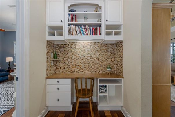 Home Office, Interior, Wood Texture Flooring