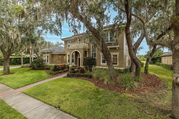 Backyard, Exterior, Facade, Mediterranean