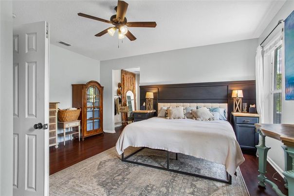 Bedroom, Interior, Wood Texture Flooring
