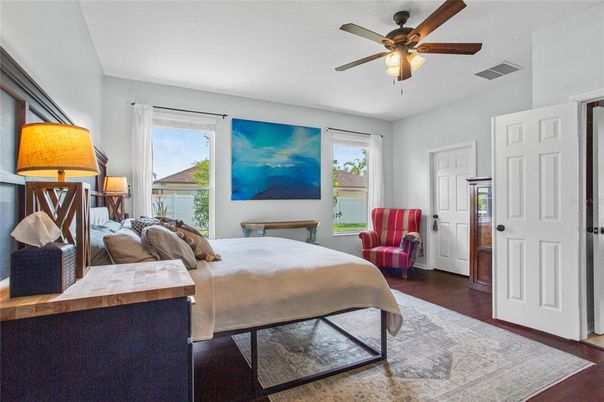 Bedroom, Interior, Wood Texture Flooring