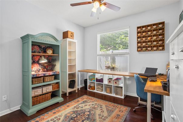 Home Office, Interior, Wood Texture Flooring