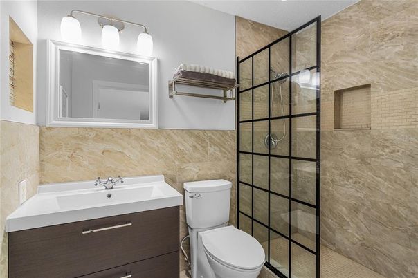 Bathroom, Glass Shower, Interior