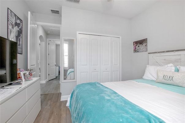 Bedroom, Interior, Wood Texture Flooring