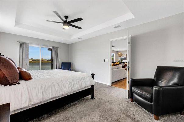 Bedroom, Interior, Water, Wood Texture Flooring