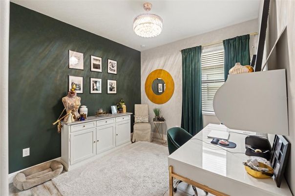 Chandelier, Home Office, Interior