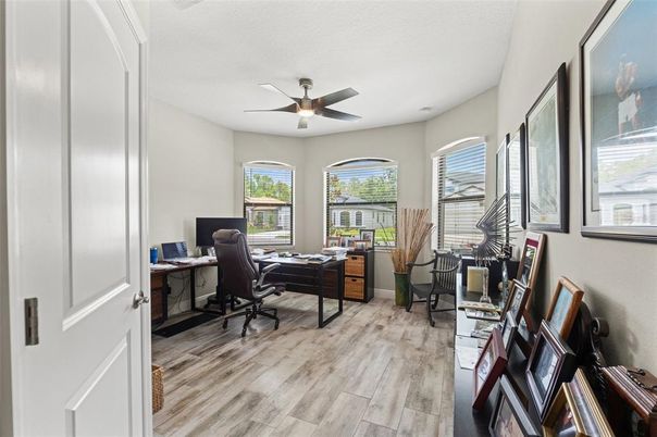 Home Office, Interior, Wood Texture Flooring