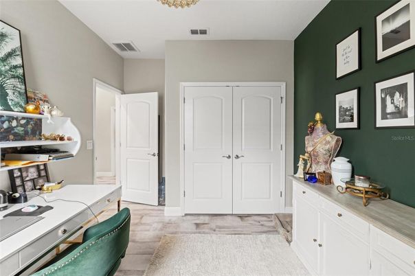 Home Office, Interior, Wood Texture Flooring