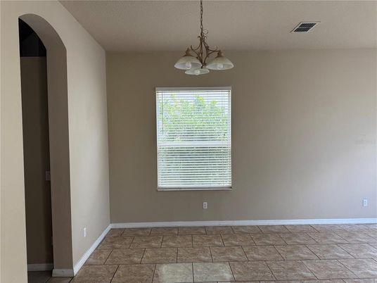 Chandelier, Empty room, Interior