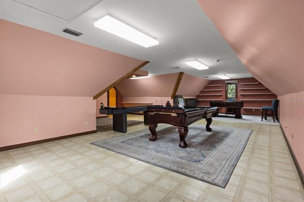 Billiard Table, Game Room, Interior