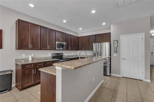 Interior, Kitchen, Recessed Lighting, Stainless Steel Appliances
