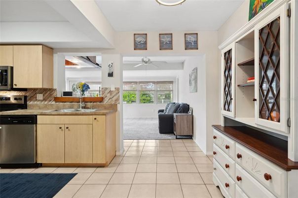 Interior, Kitchen, Living room