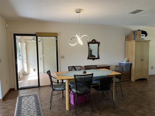 Dining room, Interior, Pendant Lights