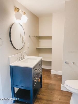 Bathroom, Interior, Wood Texture Flooring