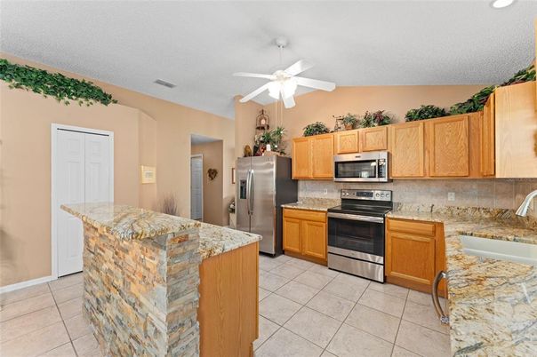 Interior, Kitchen, Recessed Lighting, Stainless Steel Appliances