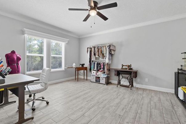 Home Office, Interior, Wood Texture Flooring