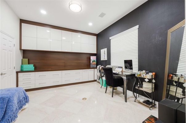 Home Office, Interior, Recessed Lighting