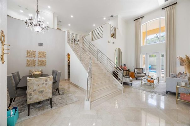 Chandelier, Dining room, Interior, Living room, Recessed Lighting