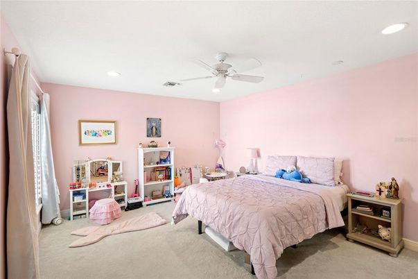 Bedroom, Interior, Recessed Lighting
