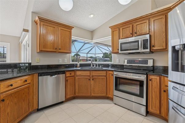 Interior, Kitchen, Recessed Lighting, Stainless Steel Appliances