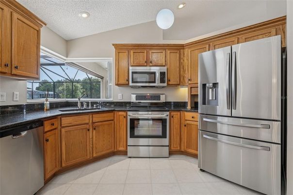 Interior, Kitchen, Recessed Lighting, Stainless Steel Appliances