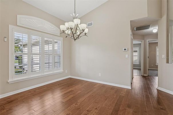 Chandelier, Empty room, Interior, Wood Texture Flooring