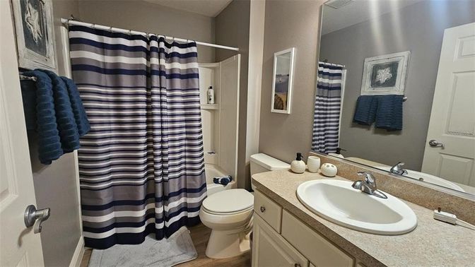Bathroom, Interior, Wood Texture Flooring