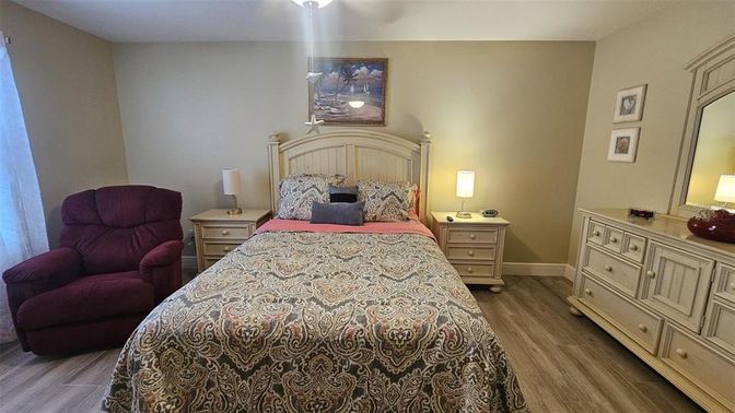 Bedroom, Interior, Wood Texture Flooring