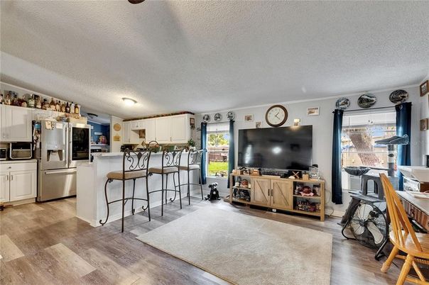Interior, Kitchen, Wood Texture Flooring