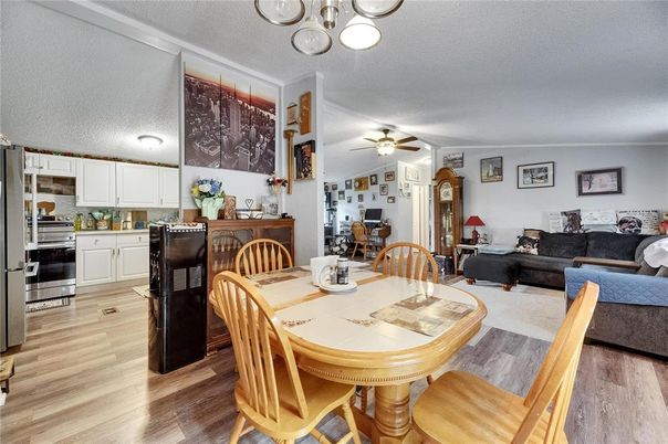 Dining room, Interior, Kitchen, Living room, Wood Texture Flooring