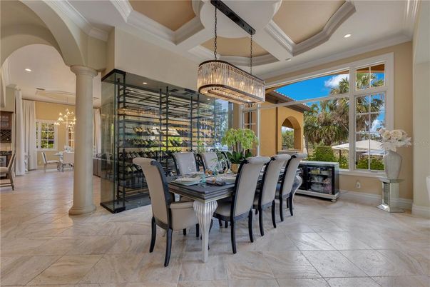 Chandelier, Dining room, Interior, Pendant Lights, Recessed Lighting