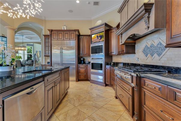 Interior, Kitchen, Recessed Lighting, Stainless Steel Appliances