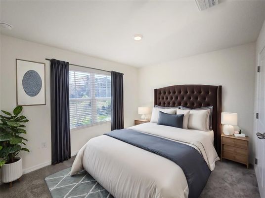Bedroom, Interior, Recessed Lighting