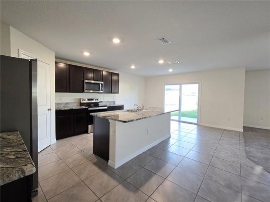 Interior, Kitchen, Recessed Lighting, Stainless Steel Appliances