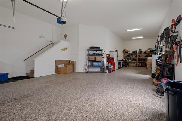 Garage, Interior, Recessed Lighting