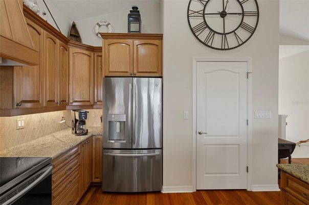 Interior, Kitchen, Wood Texture Flooring