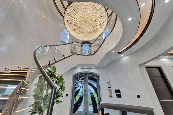 Chandelier, Interior, Recessed Lighting