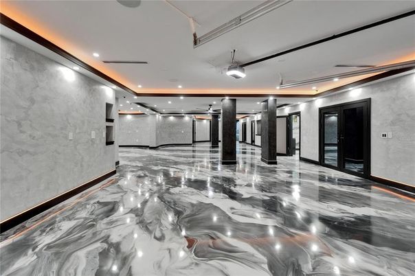 Interior, Marble, Recessed Lighting
