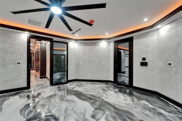 Interior, Marble, Recessed Lighting