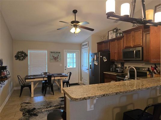 Dining room, Interior, Kitchen