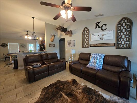 Dining room, Interior, Kitchen, Living room, Pendant Lights