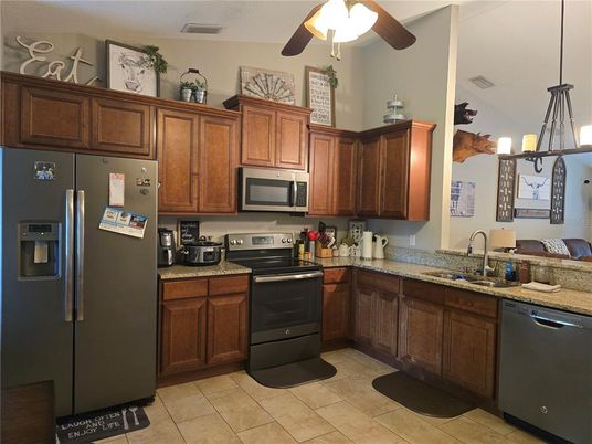 Interior, Kitchen, Pendant Lights