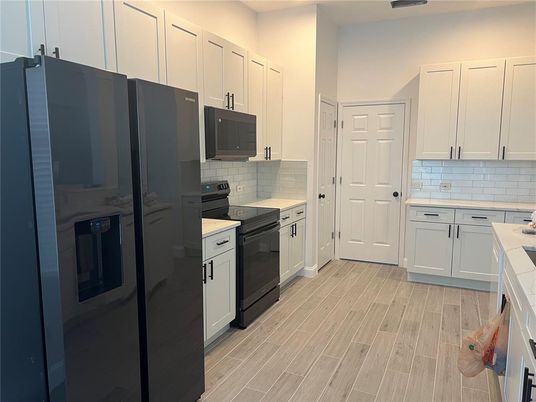 Interior, Kitchen, Wood Texture Flooring