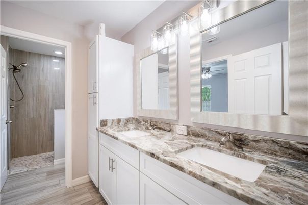 Bathroom, Interior, Wood Texture Flooring