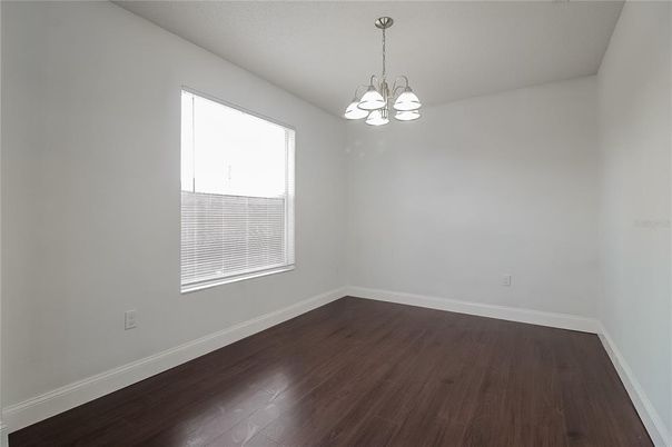 Chandelier, Empty room, Interior, Wood Texture Flooring