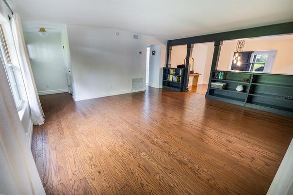 Empty room, Interior, Wood Texture Flooring
