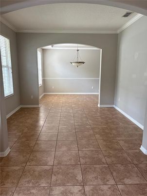 Empty room, Interior, Pendant Lights