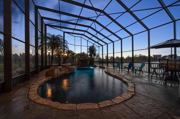 Glass Ceilings, Interior, Pool, Sun Room