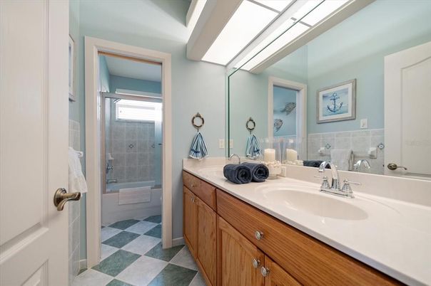 Bathroom, Dual Sink Vanities, Glass Shower, Interior